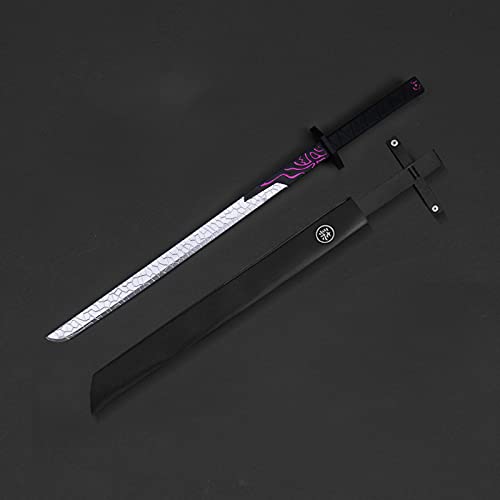 Oukerde Jouet de Sabre Laser en Plastique sûr épée de samouraï épée Lumineuse,Clignotant épée Enfants Jouet garçons faveurs Cover