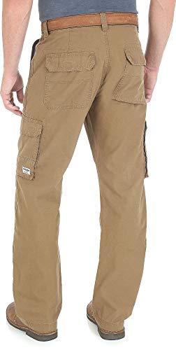 Wrangler Mens Ripstop Cargo Pants 38W x 34L Bronze