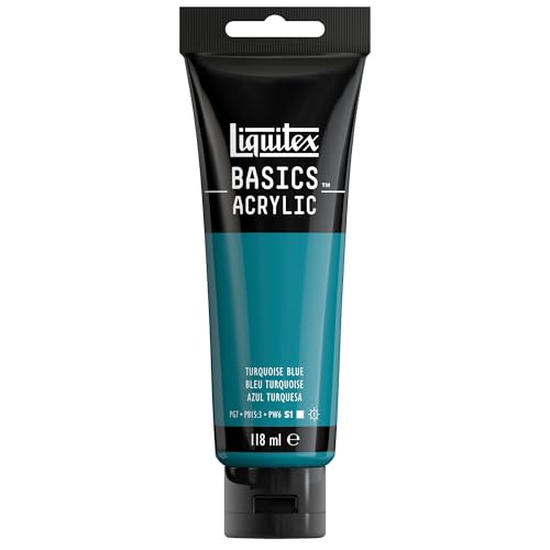 Liquitex 8870074 Basics - Peinture acrylique, peinture artistique monopigmentée, résistante à la lumière, qualité archive, finition satinée, tube de 118...