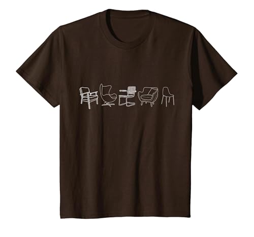 Midcentury Modern Chairs Eames Knoll Interior Designers Dark T-Shirt, Youth,