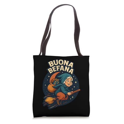 Buona Befana Witch Kids Boys Girls Italian Christmas Tote Bag