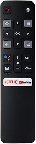 Opiniones y reviews de pantallas tcl de esta semana. 45 TecnologíaParra Control Remoto Compatible con TCL Smart TV RC802V (Baterias no incluida)