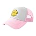 Smiley Face Trucker Hat Adjustable Fashion Baseball Cap for Women Men