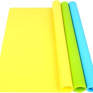 LEOBRO 3 Pack A3 Large Silicone Mats for Crafts, 15.7” x 11.7”Silicone Craft