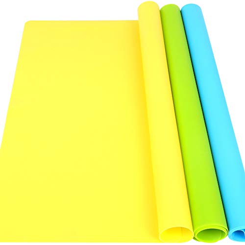 LEOBRO 3 Pack A3 Large Silicone Mats for Crafts, 15.7” x 11.7”Silicone Craft