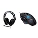 Logitech G335 Cuffie Gaming Cablate, Microfono Flip to Mute, Jack Audio da 3.5 mm & 02 Mouse Gaming Hyperion Fury, 4.000 Dpi, Design Leggero, 8 Pulsanti Programmabili immagine