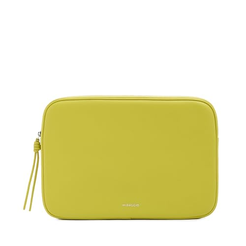 Miraggio Clover Laptop Sleeve with Zip Around Closure & Multiple Interior Pockets | Laptop Sleeve for Office Use (Green, 16 Inch)