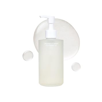 Whamisa Organic Flowers Cleansing Oil, Face Cleanser, Fermented Ingredient-Rich Makeup Remover for Deep Cleansing, Pore Care, Gentle Rolling, Easy Clean, Korean Skin Care 260ml
