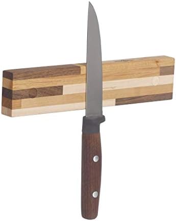 Powerful Magnetic Knife Strip, Holder Made in USA (Butcher Block, 20 inches)