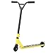 DAUERHAFT Monopattino acrobatico per Adulti Giallo Durevole, per spostamenti Urbani