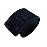 Angelrutengurt-Set mit Wickelbindern, Befestigungsbändern aus Tauchmaterial und OK-Tuch für zuverlässiges Angelrutenmanagement (schwarz)