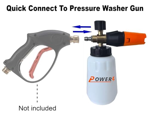 Image of Painter Spray Gun Foam Bottle for Pressure Washer | Adjustable Snow Foam Cannon | Car & Bike Cleaning | High-Pressure FG-02
