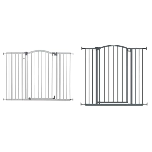 Image of Summer Infant Extra Tall & Wide Safety Pet and Baby Gate, 29.5"-53" Wide & Extra Tall Decor Safety Baby Gate, Gray – 36” Tall