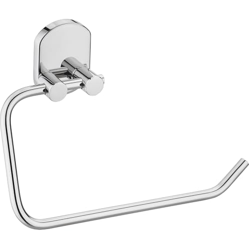 Image of Bathroom Hardware Accessories,Heavy Duty Stainless Steel - AISI 304,Wall Mounted,Chrome Polished Finish (Thor, Napkin Ring)