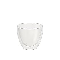 Villeroy & Boch Manufacture Rock Tazza L, 300 ml, Vetro borosilicato, Trasparente