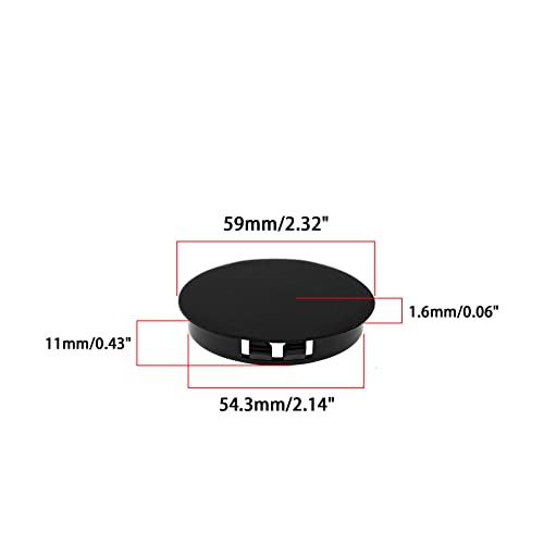 Image of Plastic Plug Insert for Metal Tubing and Fence - Glide Insert End Cap for Pipe Post and Furniture Chairs