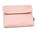 Vintage/Retro Tyvek Paper Tablet Sleeve Case, Bag for iPad, Air, Pro, Mini, Surface, Galaxy Tab, Kindle, 12inch Laptop Sleeve Scrapbooking Stickers Organizer (Pink, iPad mini)