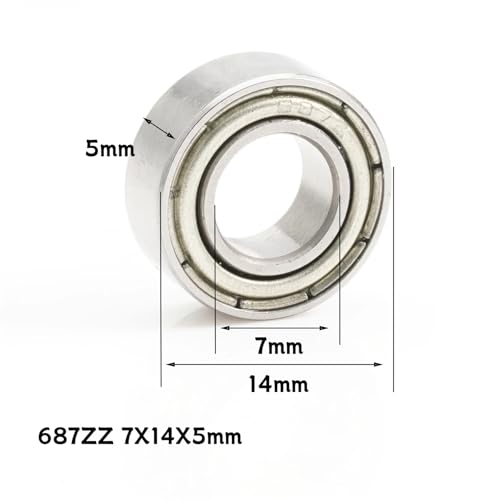 Roulements à billes miniatures 607ZZ pour imprimante 3D et CNC - 5