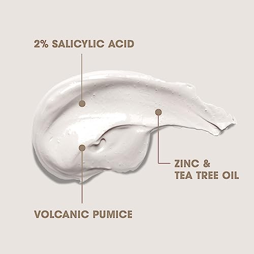 Shakeup Cosmetics Mens Face Wash & Mask for Oily Skin 2-in-1 Formula for Oil Control & Breakout Prevention. Vegan with Volcanic Pumice - Image 2