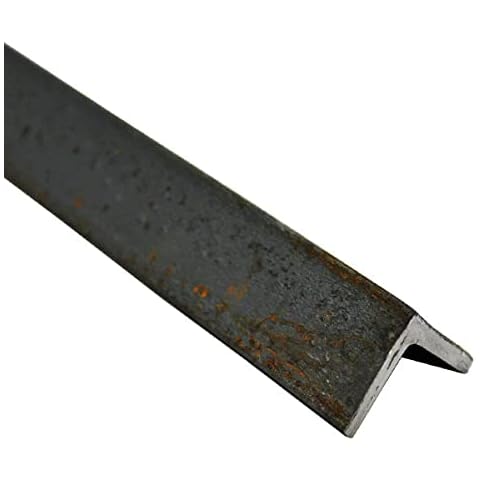 Mild Steel Angle Steel Section Angle 1 Metre - 2 Metre Lengths (20 x 20mm x 3mm Angle 100mm Length) Cover
