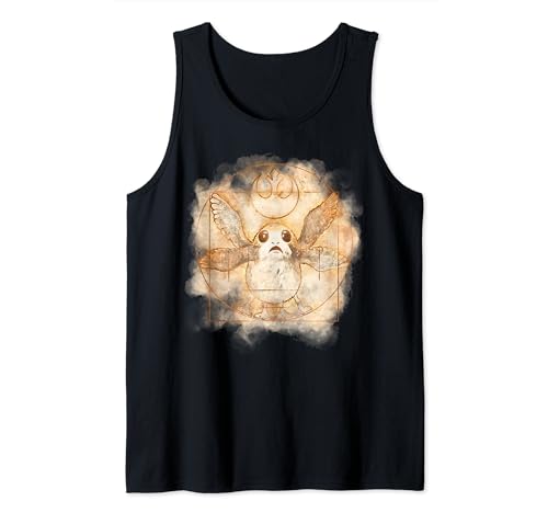 Débardeur Star Wars Porg au style Vitruve, un haut sans manches en coton pour l'été