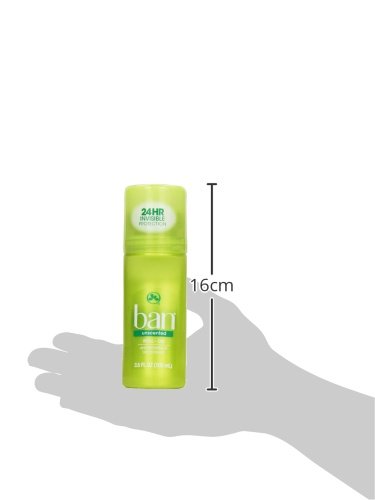 Ban Roll-On Desodorante Antitranspirante Sin Fragancia 3.5 oz miniatura 5