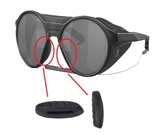 Galaxy Compatible Replacement Nose Pad For Oakley Clifden OO9440 Forager,Plazma Sunglasses Black