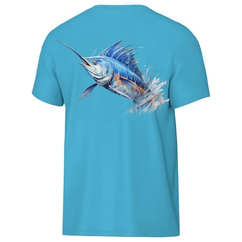 Image of Palmyth Boys Fishing Shirt Short Sleeve UPF 50+ Youth Performance T-Shirt