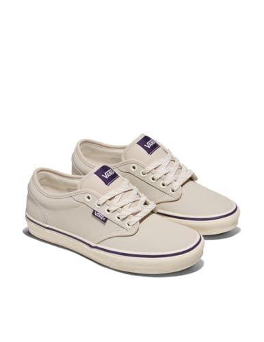 Vans Women's Atwood Shoe | Low-Top Fashion Sneakers for Work, Walking & Casual Everyday Wear, Reflective Lace Oatmeal, 113