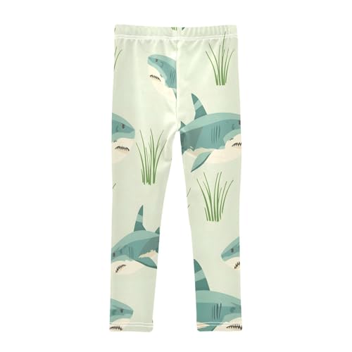 Toddler Girls Leggings Printed Yoga Pants Leggings Swimming Blue Shark for Kids2