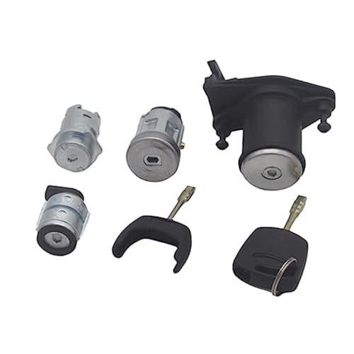 Ensemble complet contacteur d'allumage 1479660 serrure de porte et coffre Ford Fiesta MK5
