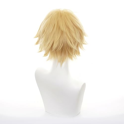 Image of Short Light Blonde Cosplay Wig for Cosplay Events