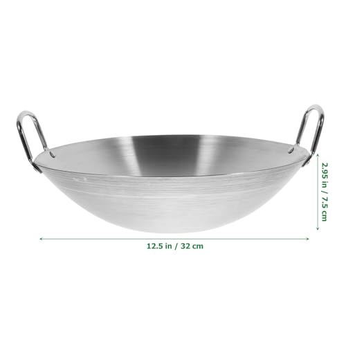 La mejor selección de Sartenes para saltear disponible en línea para comprar. 2 Sartenes para saltear marca ABOOFAN (2)