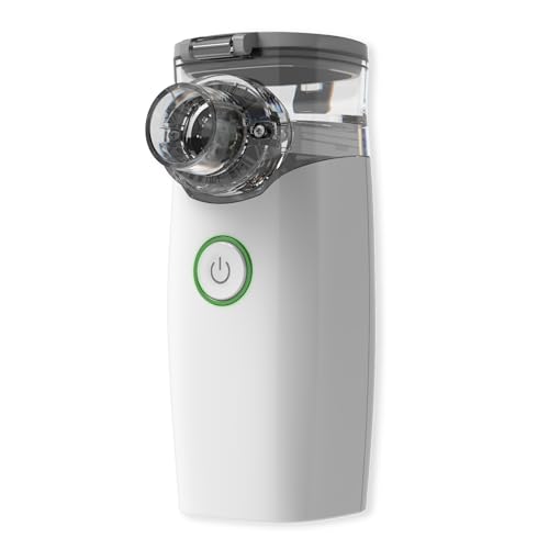 Image of CONTEC NE-M01L Portable Mesh Nebulizer Machine for Adults & Kids with Rechargeable Battery, Silent USB Handheld Inhaler for Asthma & Respiratory Care.
