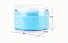 1PCS Blue Empty Body Talcum Powder Container Dispenser Case Jar with Sifter and Powder Puffs Make Up Loose Powder Box Holder fo Home and Travel Use
