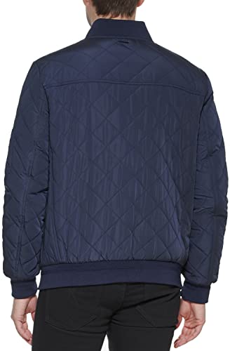 Calvin Klein Mens Lightweight Quilted Bomber Jacket (True Navy, Medium)2