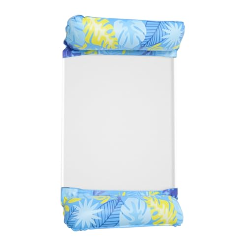 Flotador para adultos | Colchón de aire inflable para adultos para relajarse en la piscina | Hamaca para el agua para tomar el sol Esterilla de baño al aire libre lago jardín río