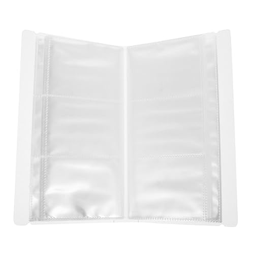 Healifty Album De Almacenamiento para Tarjetas Coleccionables Transparente e Tipo Material PP De Resistente y Ligero para Postales Boletos y Colecciones con Protección Anti-desvanecimiento