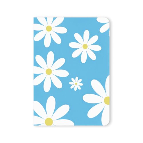 Image of PAPBOO A5 Handy, Easy to Carry, Floral Ruled Set of 4 for doodling, Writing, Notes, Notebooks -Matte Finished - Journal Diary, Gift.(60 * 4=240 80 GSM Pages)