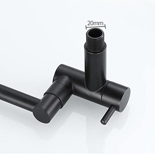 Grifo giratorio para fregadero de cocina plegable contra espacios cortos 3