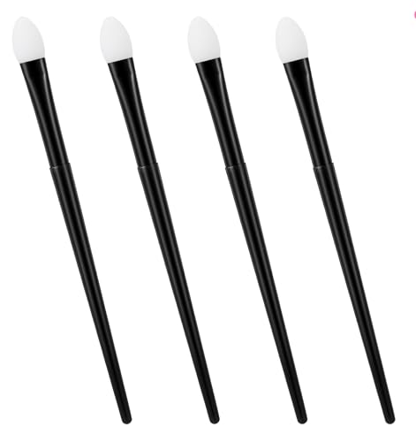 Silicone Eyeshadow Applicator, 4Pcs Eyeshadow Applicator Multifunctional Set for Eyeshadows, Lip Mask, And Liquid Eye Shadow, Precision Cream Makeup Tools