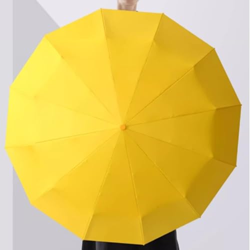 Parapluie de golf compact coupe-vent pliable de 41,3 pouces mixte - 5