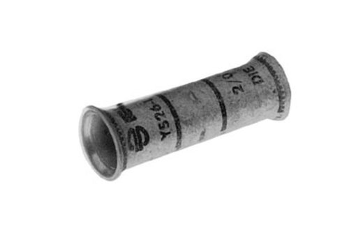 Burndy YSV8C-L Box Hylink Uninsulated Butt Splice, 8 Aircraft-an" Comm'l-AWG Str. and Sol. Wire Range, 1.00" Length (Pack of 50)