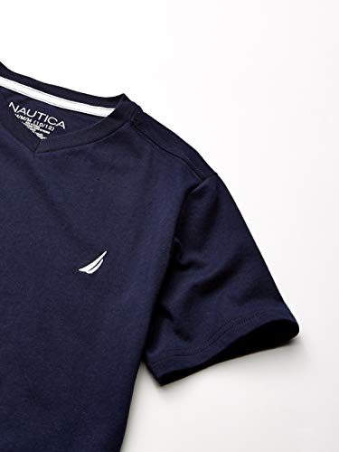 Image of Nautica Boys' Short Sleeve Solid V-Neck T-Shirt