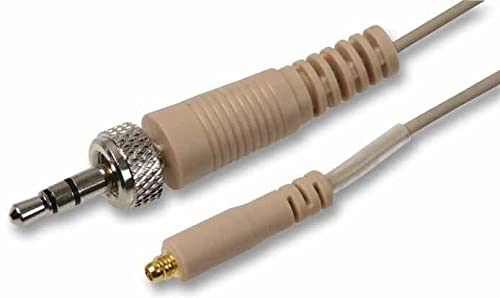 Câble microphone Jack 3,5 mm souple Pulse CABLE-LJ Beige pour prise audio mini-jack