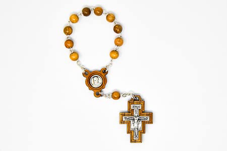 Catholic Gift Shop LtdCatholic Gift Shop Ltd Saint Francis Hand Held Wooden Rosary