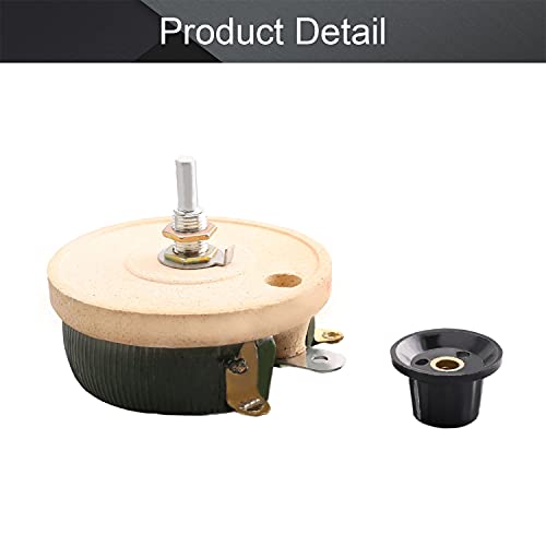 Potentiomètre Céramique Rotatif 100 W 100 Ohms – Rhéostat Puissant Pour DIY Et Outils Électroniques