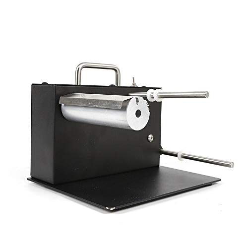 BJTDLLX Automatic Label Rewinder Tag Rewinding Machine, Adjustable Two-Way Automatic Rewind Synchronization Rewinding Machine 180mm AC 100-220V Label Roller Machines