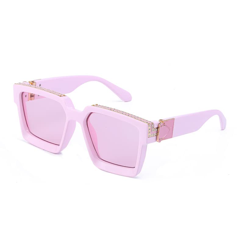 Image of Luxury Eyewear, Designer Square Sunglasses, UV 400 protection, Thick and strong Frame, for Men and Women