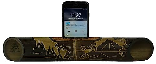 Bonizetti Bambus Lautsprecher Handy Musikbox Schwarz/Holzfarbe Motiv Boro  Handylautsprecher, Smartphone-Lautsprecher, Naturmaterialien,  Handy-Verstrker : Amazon.de: Elektronik & Foto